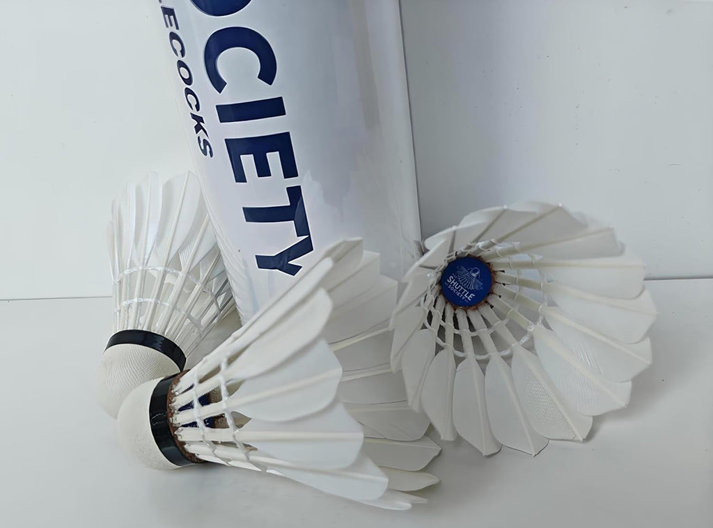 Premium Feather Shuttlecocks, Competition Grade, 12-Pack