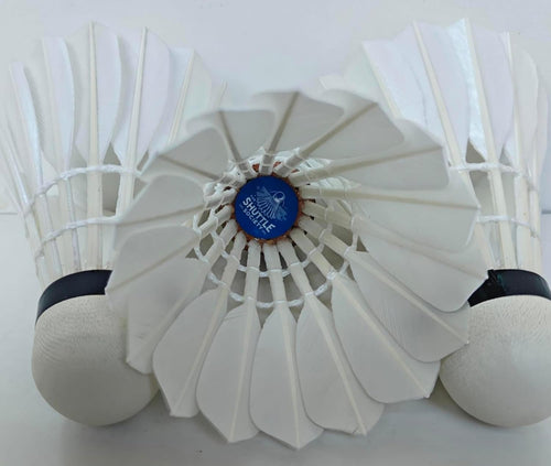 Premium Feather Shuttlecocks, Competition Grade, 12-Pack